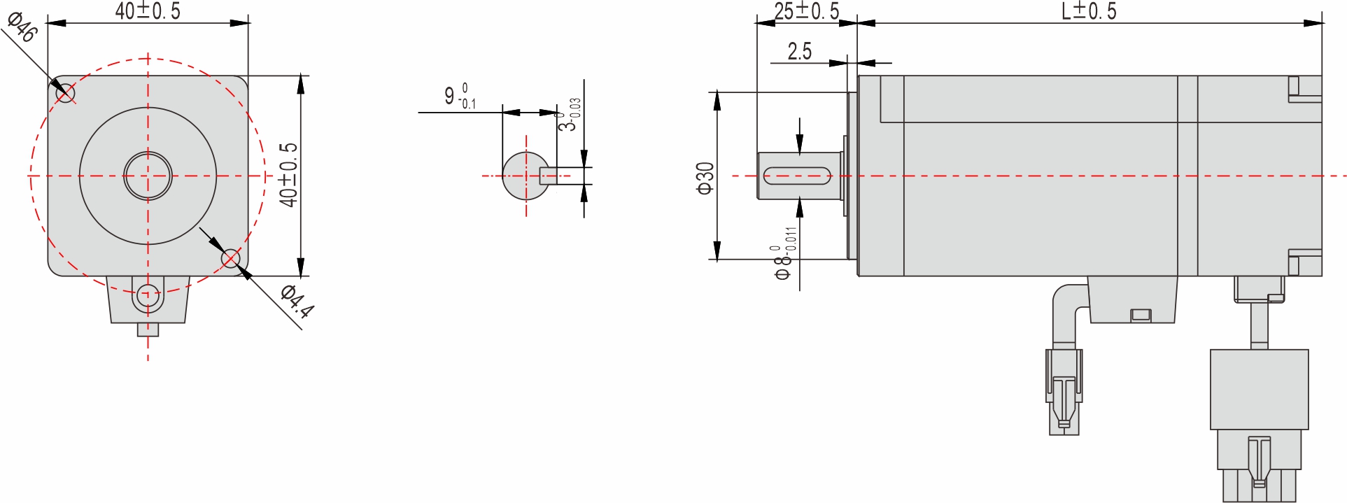 40mm交流伺服電機 40mm交流伺服電機