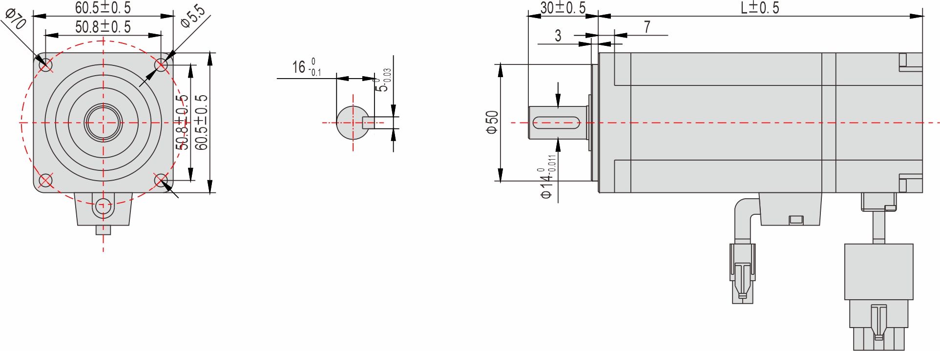 60mm交流伺服電機 60mm交流伺服電機