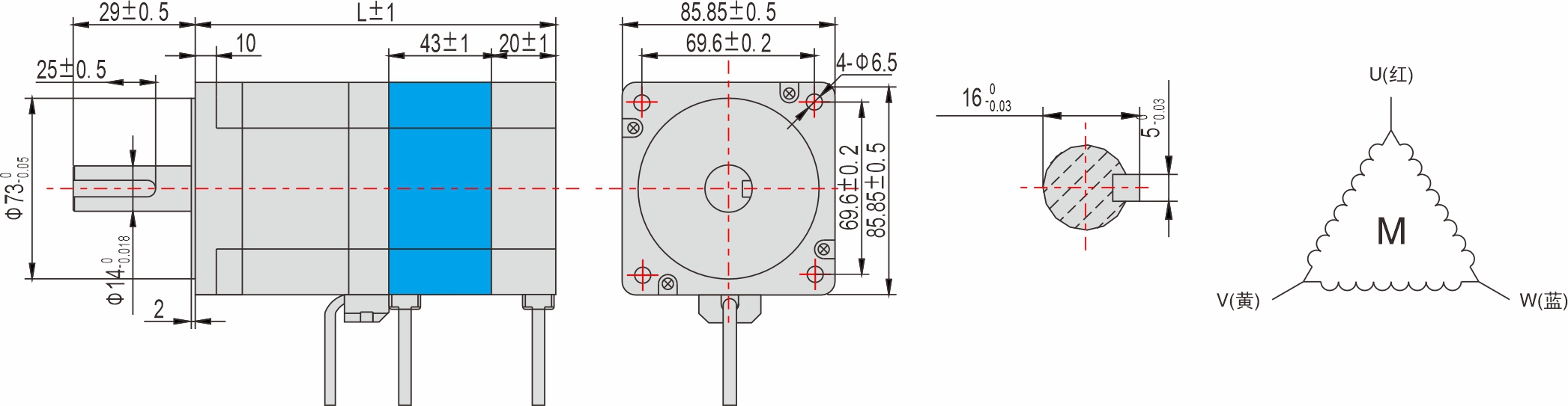 85mm 系列 帶剎車閉環(huán)步進(jìn)電機(jī) 85mm 系列 帶剎車閉環(huán)步進(jìn)電機(jī)