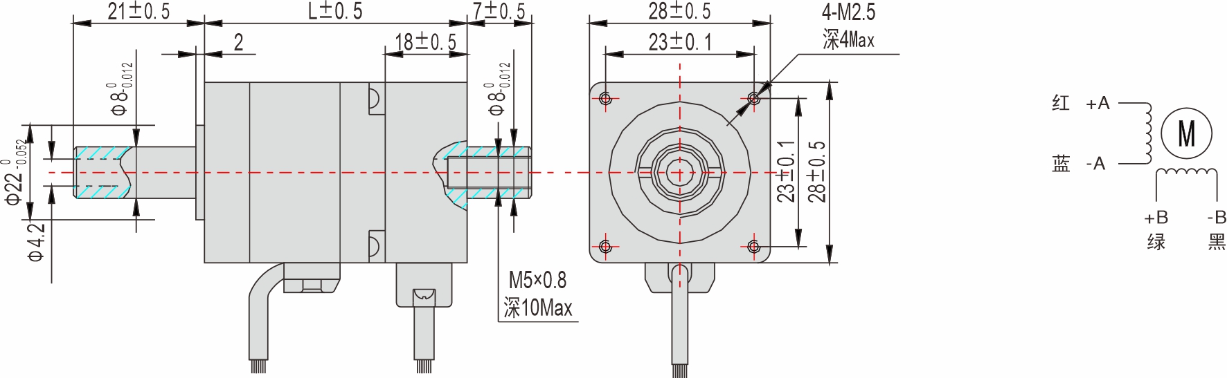 28mm 系列 中空軸閉環(huán)步進電機 28mm 系列 中空軸閉環(huán)步進電機
