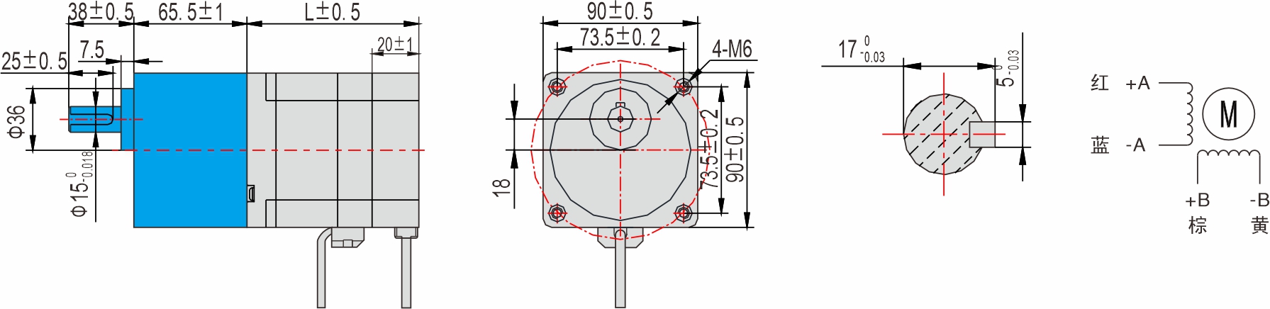 英士達(dá)機(jī)電 85mm 系列 偏心齒輪箱閉環(huán)步進(jìn)電機(jī) 英士達(dá)機(jī)電 85mm 系列 偏心齒輪箱閉環(huán)步進(jìn)電機(jī)