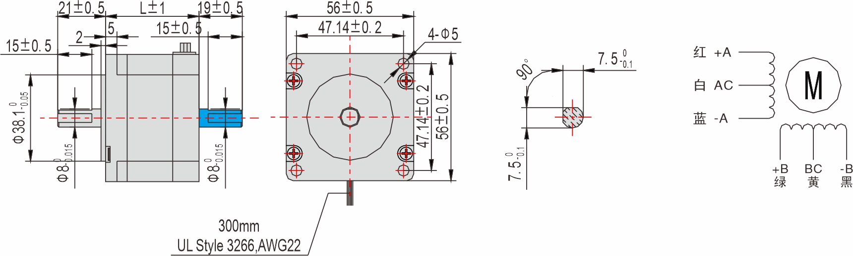 英士達(dá)機(jī)電 56mm步進(jìn)電機(jī) 英士達(dá)機(jī)電 56mm步進(jìn)電機(jī)