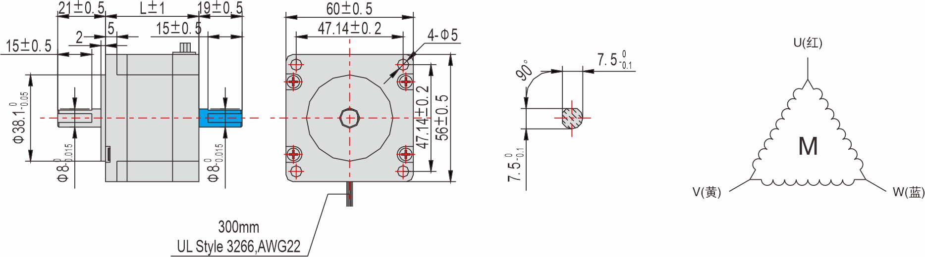 英士達(dá)機(jī)電 60mm步進(jìn)電機(jī) 英士達(dá)機(jī)電 60mm步進(jìn)電機(jī)