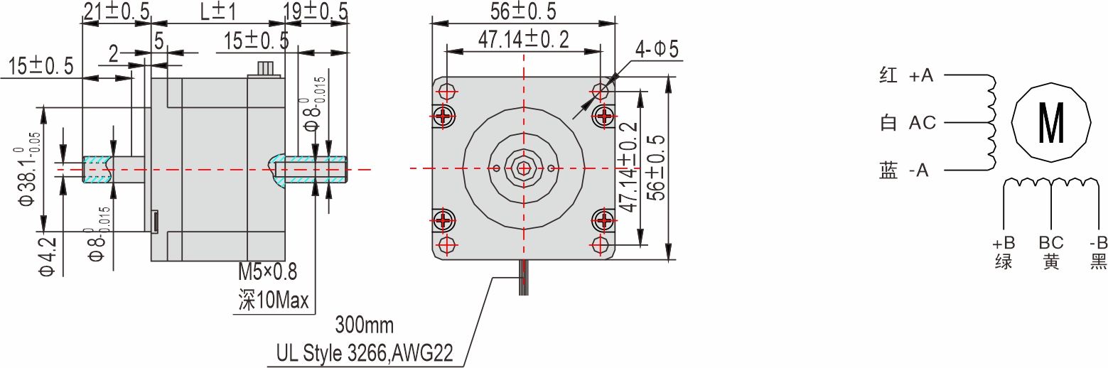英士達(dá)機(jī)電 56mm中空軸步進(jìn)電機(jī) 英士達(dá)機(jī)電 56mm中空軸步進(jìn)電機(jī)