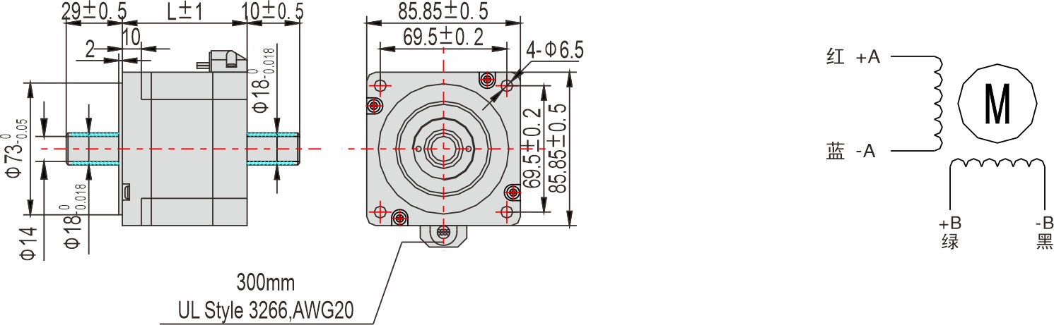 英士達(dá)機(jī)電 85mm中空軸步進(jìn)電機(jī) 英士達(dá)機(jī)電 85mm中空軸步進(jìn)電機(jī)