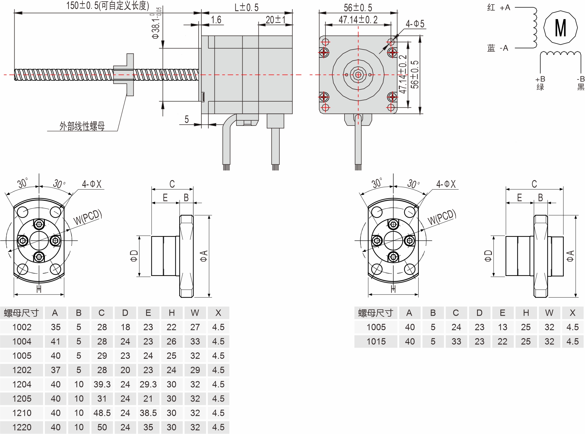 56mm滾珠絲杠直線閉環(huán)步進(jìn)電機(jī) 56mm滾珠絲杠直線閉環(huán)步進(jìn)電機(jī)