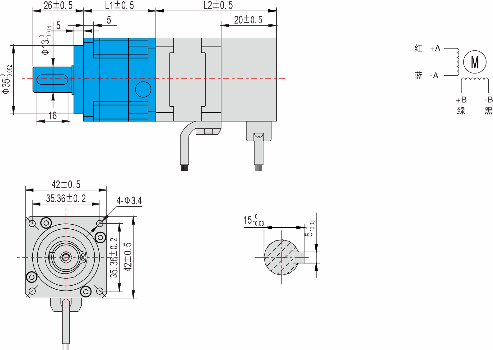 42mm 系列 行星減速機閉環(huán)步進電機 42mm 系列 行星減速機閉環(huán)步進電機