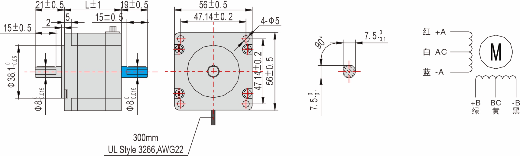 英士達(dá)機(jī)電 56mm步進(jìn)電機(jī) 英士達(dá)機(jī)電 56mm步進(jìn)電機(jī)