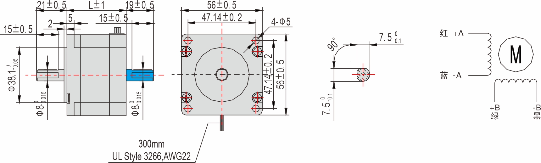 英士達(dá)機(jī)電 56mm步進(jìn)電機(jī) 英士達(dá)機(jī)電 56mm步進(jìn)電機(jī)
