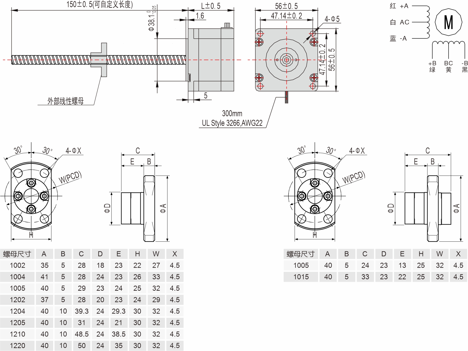 英士達(dá)機(jī)電 56mm滾珠絲杠直線步進(jìn)電機(jī) 英士達(dá)機(jī)電 56mm滾珠絲杠直線步進(jìn)電機(jī)